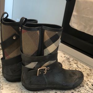 Burberry rain boots for women